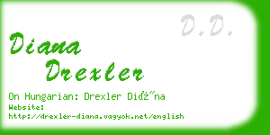 diana drexler business card